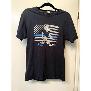 Vintage Shirt S Dare To Resist Drugs And Violence Lion Flag Streetwear Tee